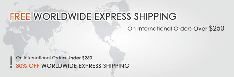 Free Express international shipping