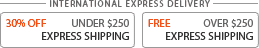 Free express international shipping
