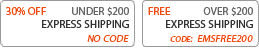 Free express international shipping