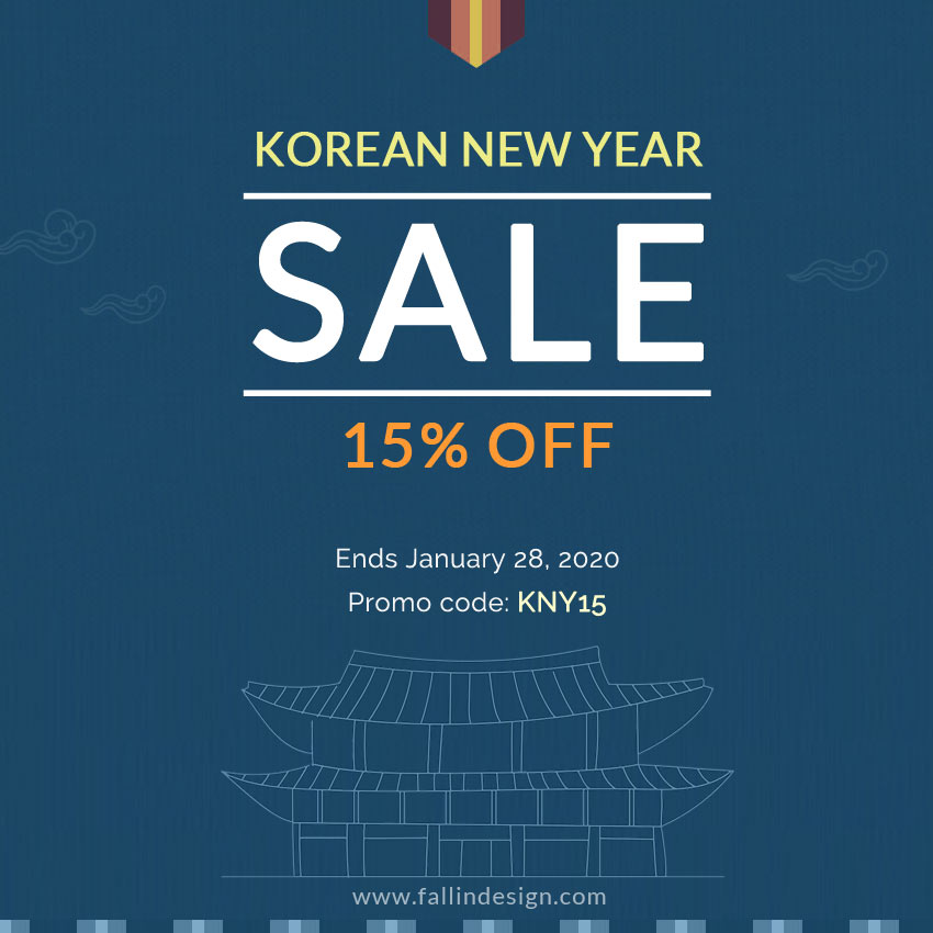 2020 Korean New Year Sale - Fallindesign