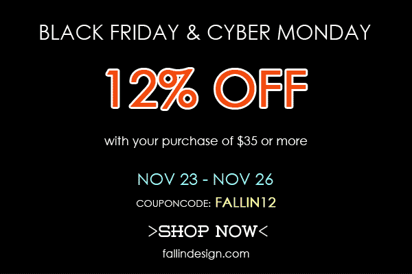 Get 12% OFF - black friday and cyber monday