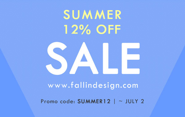 Fallindesign Summer Sale 12% Off - fallindesign.com